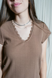 The Everly Lace Knit Top