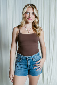 Niki's Clean Line Square Neck Cami