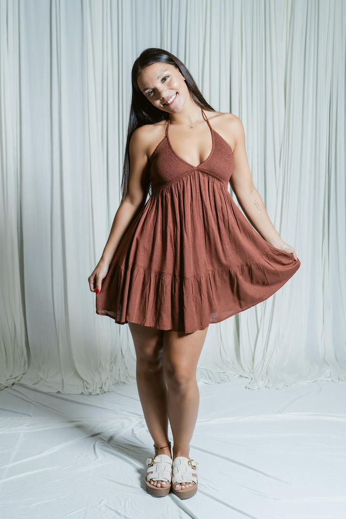 Shelly Vista Tie-Back Dress