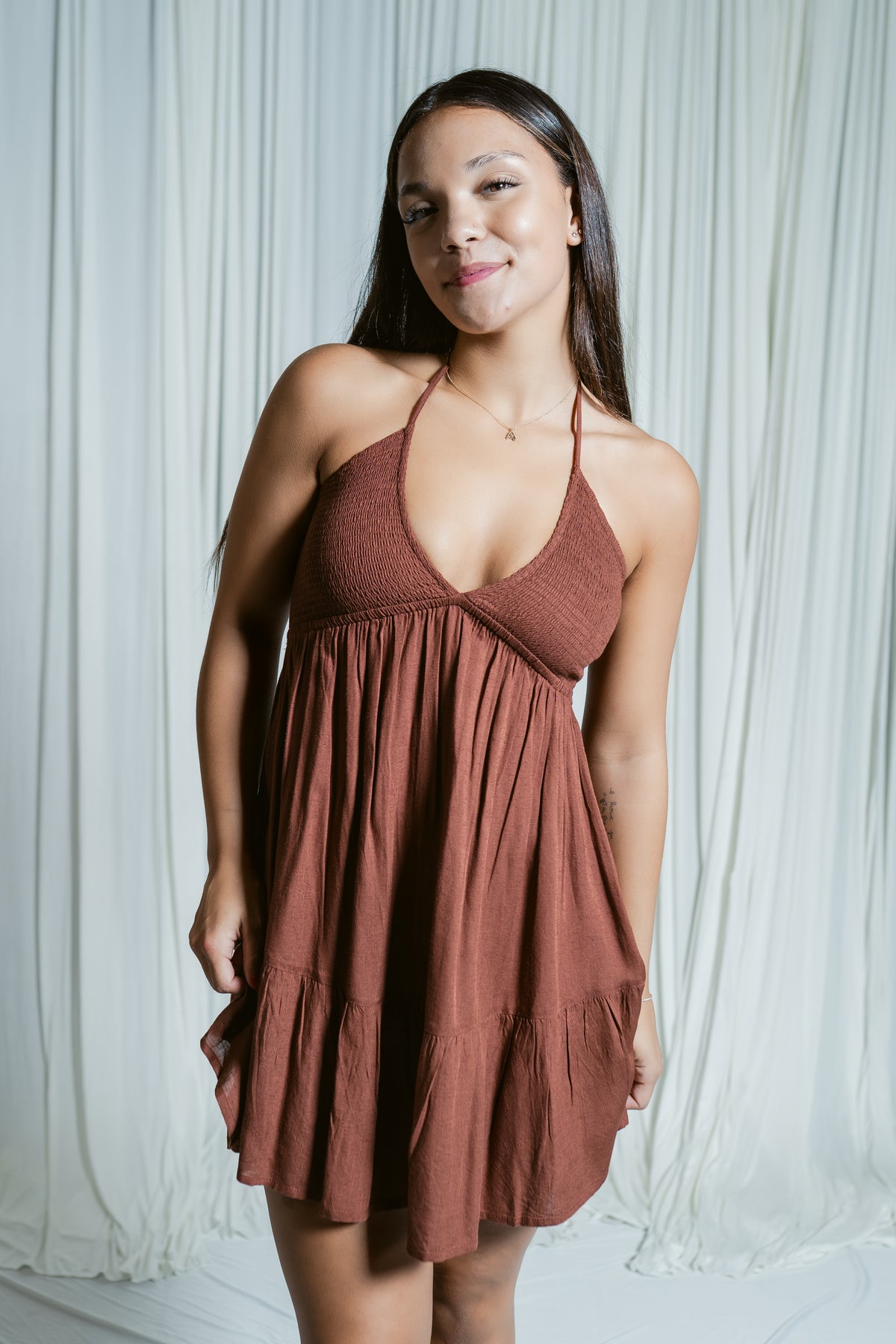 Shelly Vista Tie-Back Dress