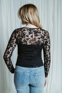 Early Sunsets Lacey Layering Top