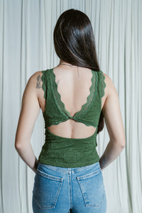 Loved You First Lace Tank Top