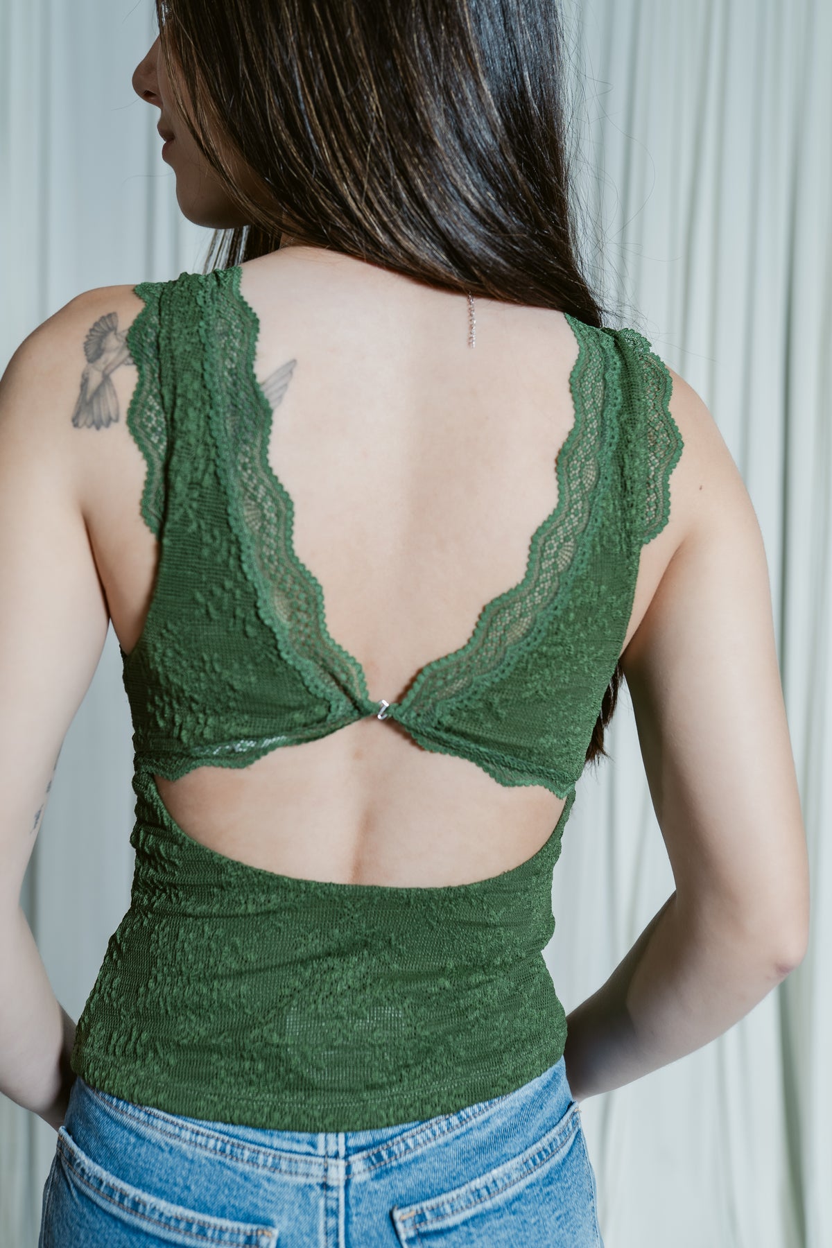 Loved You First Lace Tank Top