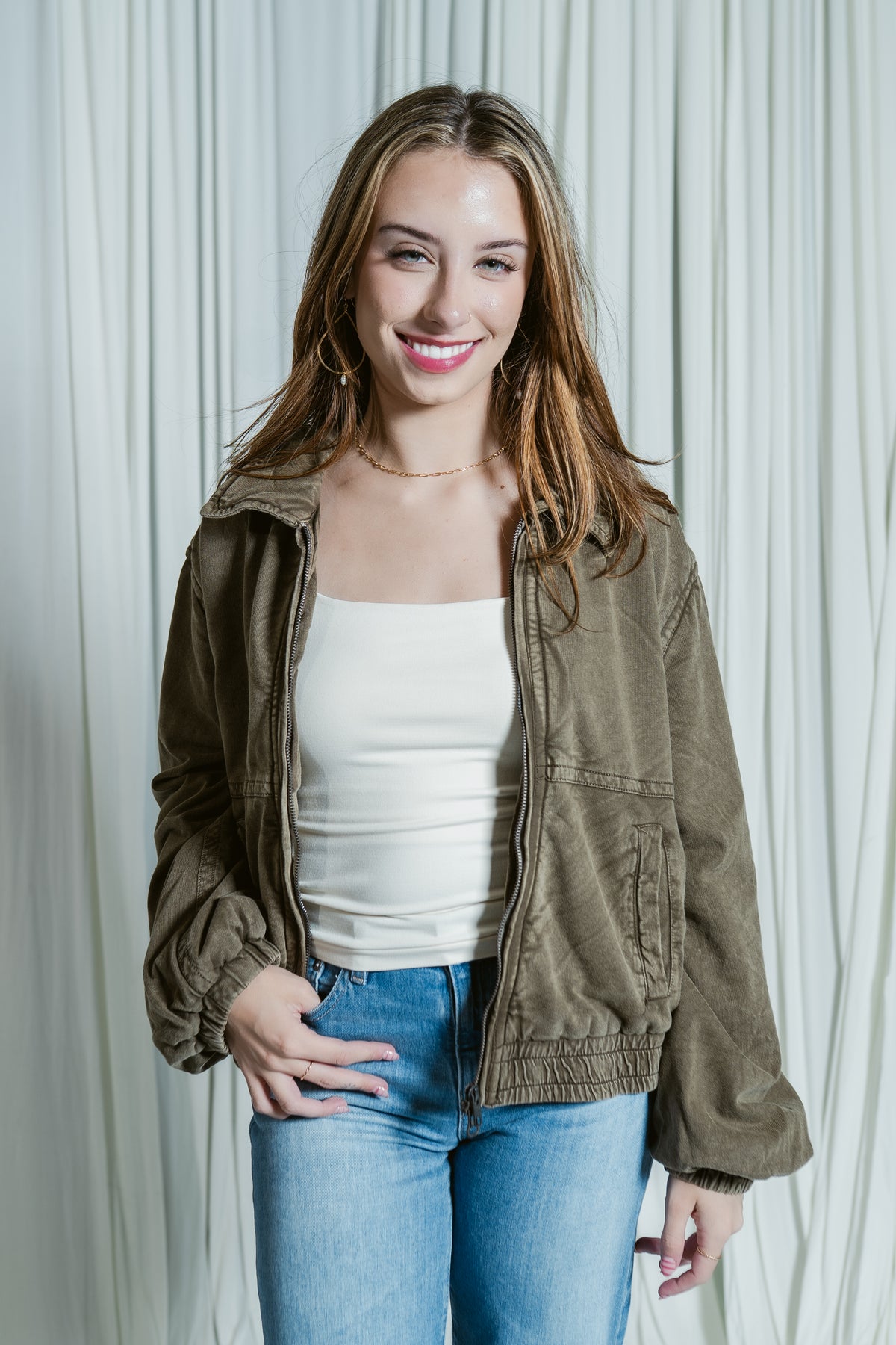 The Birdie Crop Jacket
