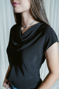 Dolman Cowl Neck Blouse