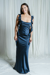 The Satin Starlight Maxi Dress