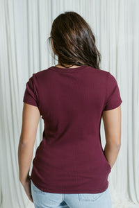 Nikki V-Neck Tee