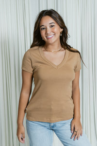 Nikki V-Neck Tee