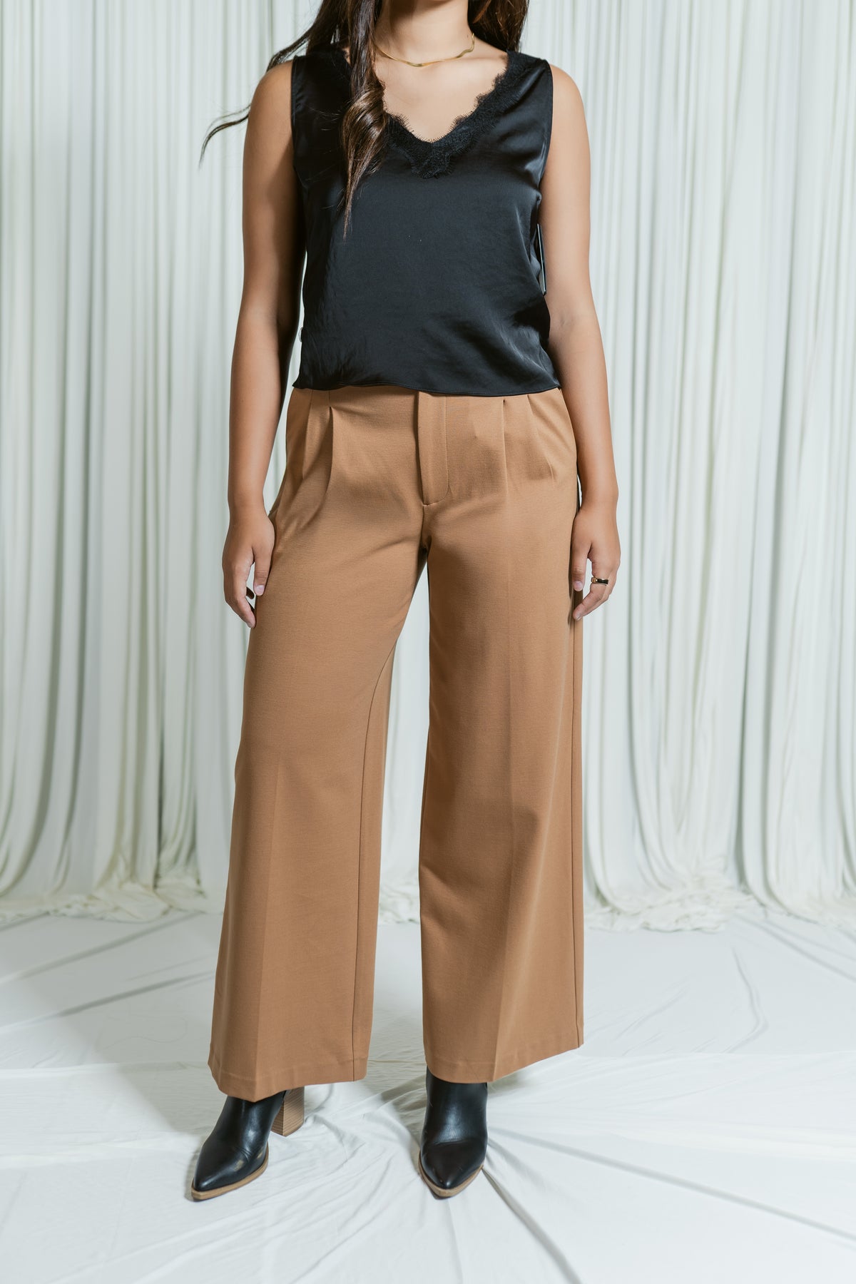 Brooke High Rise Wide Leg Trouser