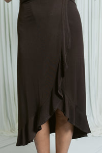 The Harper Wrap Midi Dress
