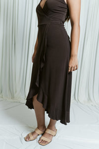 The Harper Wrap Midi Dress