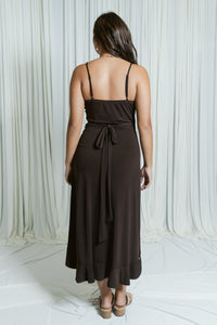 The Harper Wrap Midi Dress