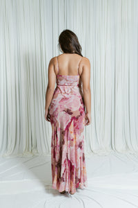 Romantic Floral Formal Maxi Dress