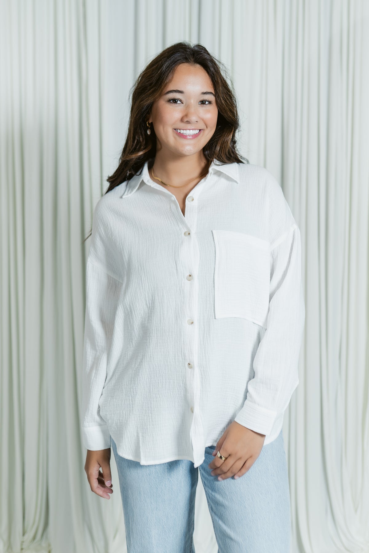 Urban Drift Oversized Cotton Shirt