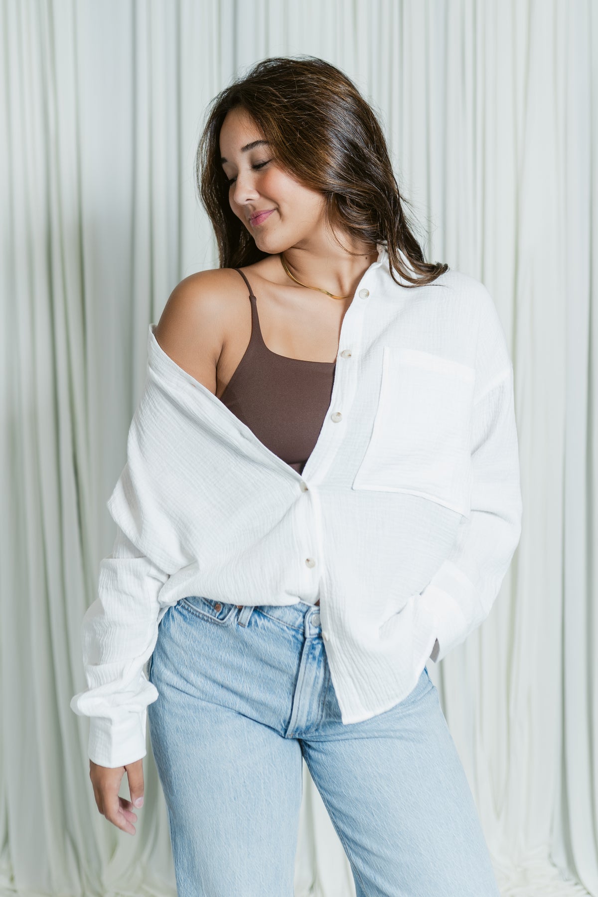 Urban Drift Oversized Cotton Shirt