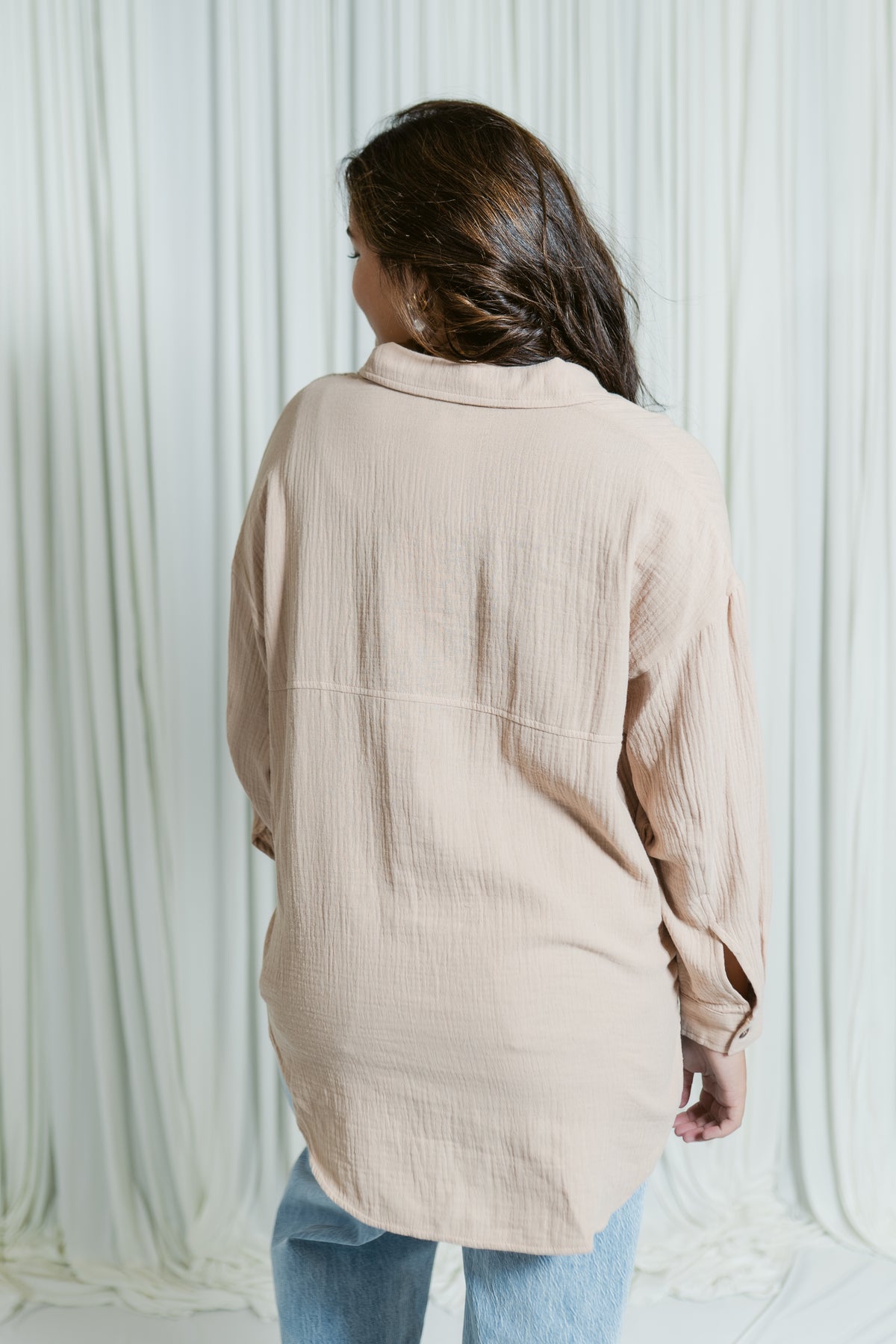 Urban Drift Oversized Cotton Shirt