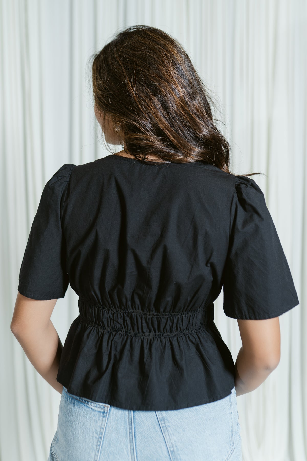 Luxe Noir Blouse