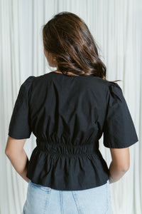 Luxe Noir Blouse