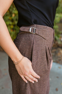 Gilded Pleat Trouser