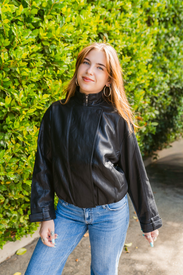 Blackwood Faux Leather Jacket