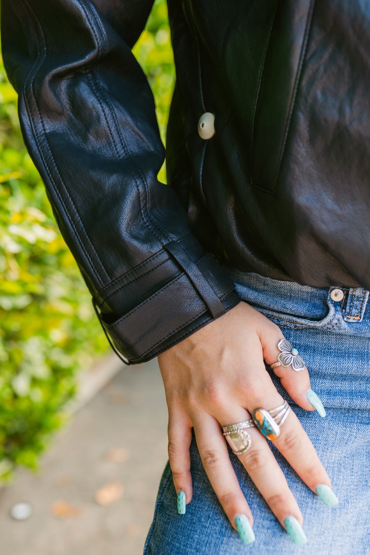 Blackwood Faux Leather Jacket