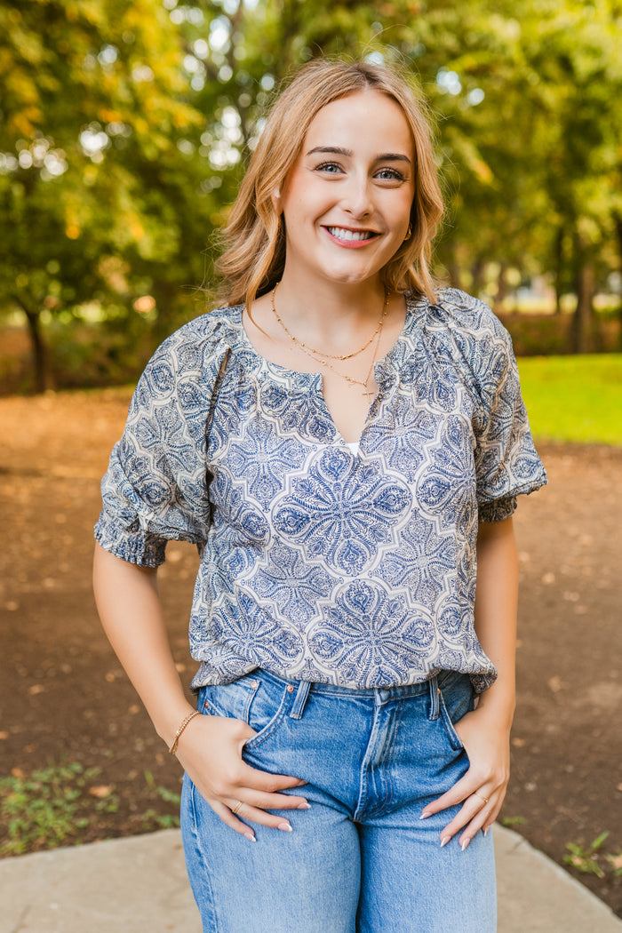 Raylene's Short Sleeve Blouse