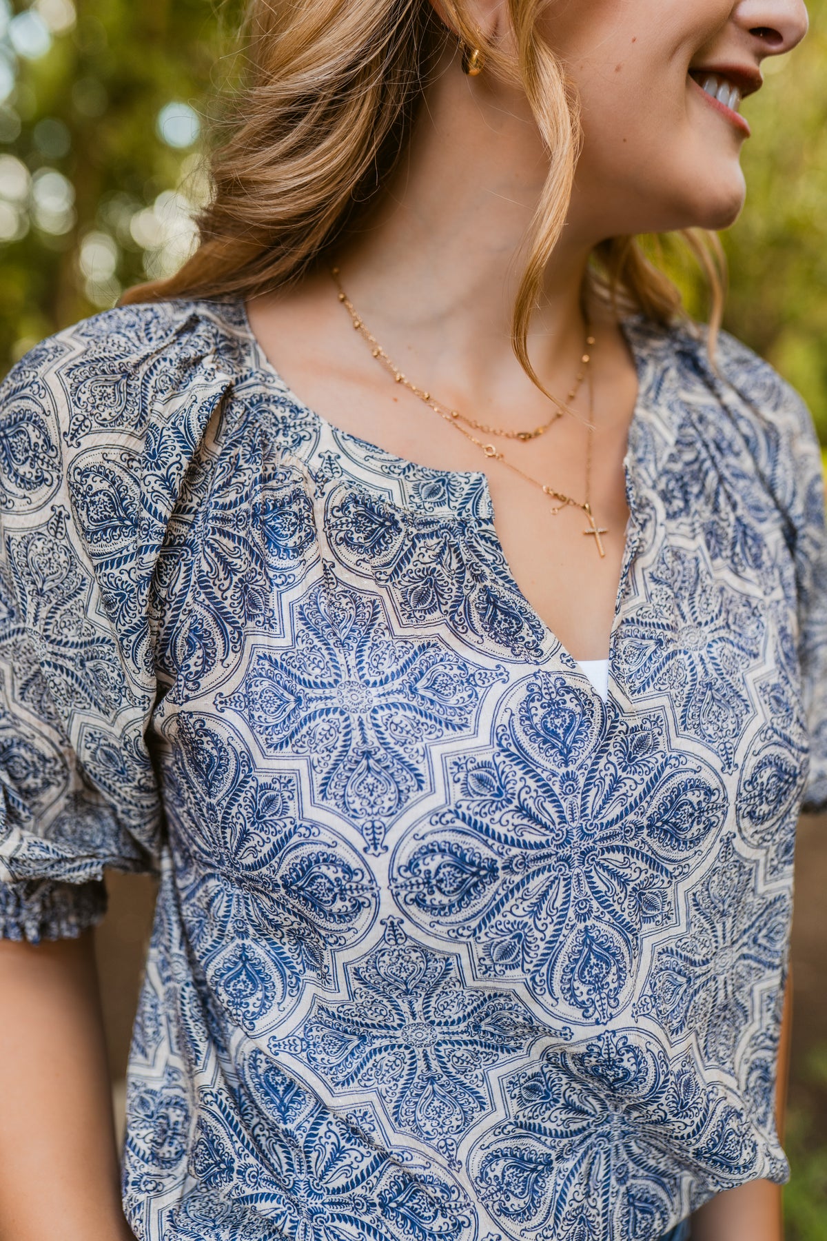 Raylene's Short Sleeve Blouse