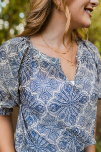 Raylene's Short Sleeve Blouse