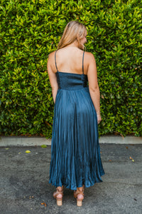 Everly Pleated Midi Dress