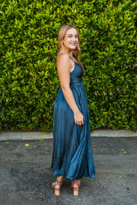 Everly Pleated Midi Dress