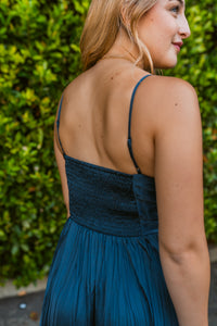 Everly Pleated Midi Dress