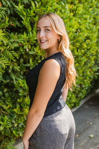 Tilly Sleeveless Button Front Vest