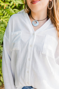 Breezy Button-Down Blouse