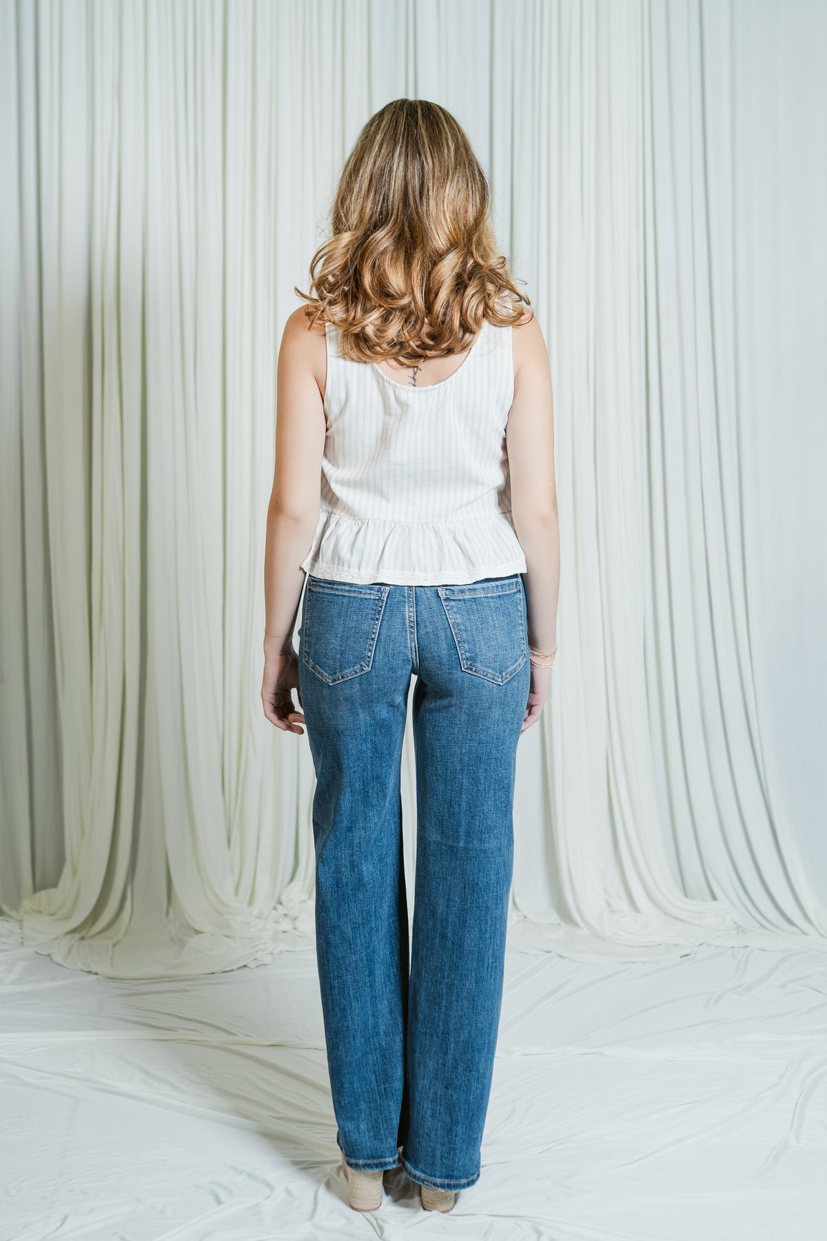 Stride High Rise Wide Leg Jean
