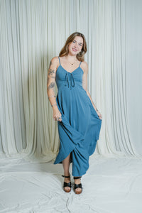 Estelle Ruched Midi Dress