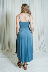 Estelle Ruched Midi Dress