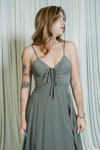 Estelle Ruched Midi Dress