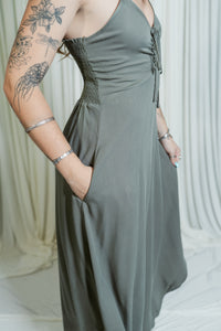 Estelle Ruched Midi Dress