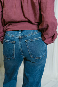Vivian Mid Rise Wide Leg