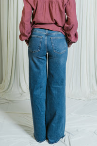 Vivian Mid Rise Wide Leg