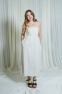 Marina Striped Midi Dress