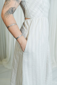 Marina Striped Midi Dress