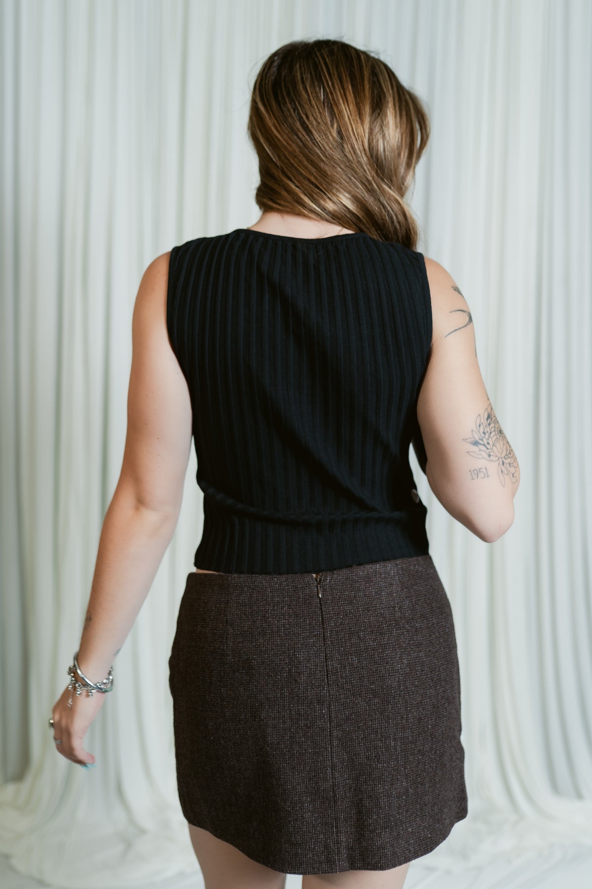 Perrin Front Pocket Mini Skirt