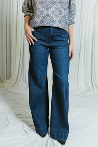Skyline Double Button Lana Wide Leg Full Length
