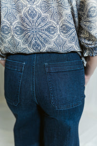 Skyline Double Button Lana Wide Leg Full Length