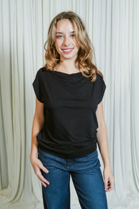 Ines Off-Shoulder Banded Top