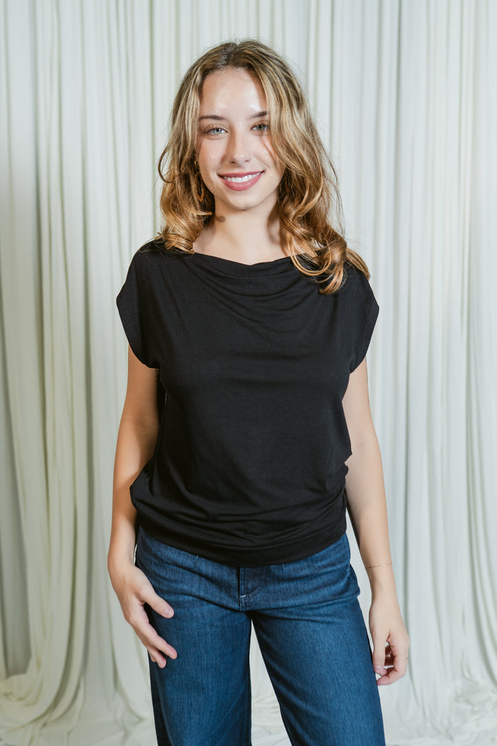 Ines Off-Shoulder Banded Top