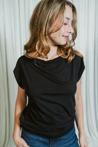 Ines Off-Shoulder Banded Top