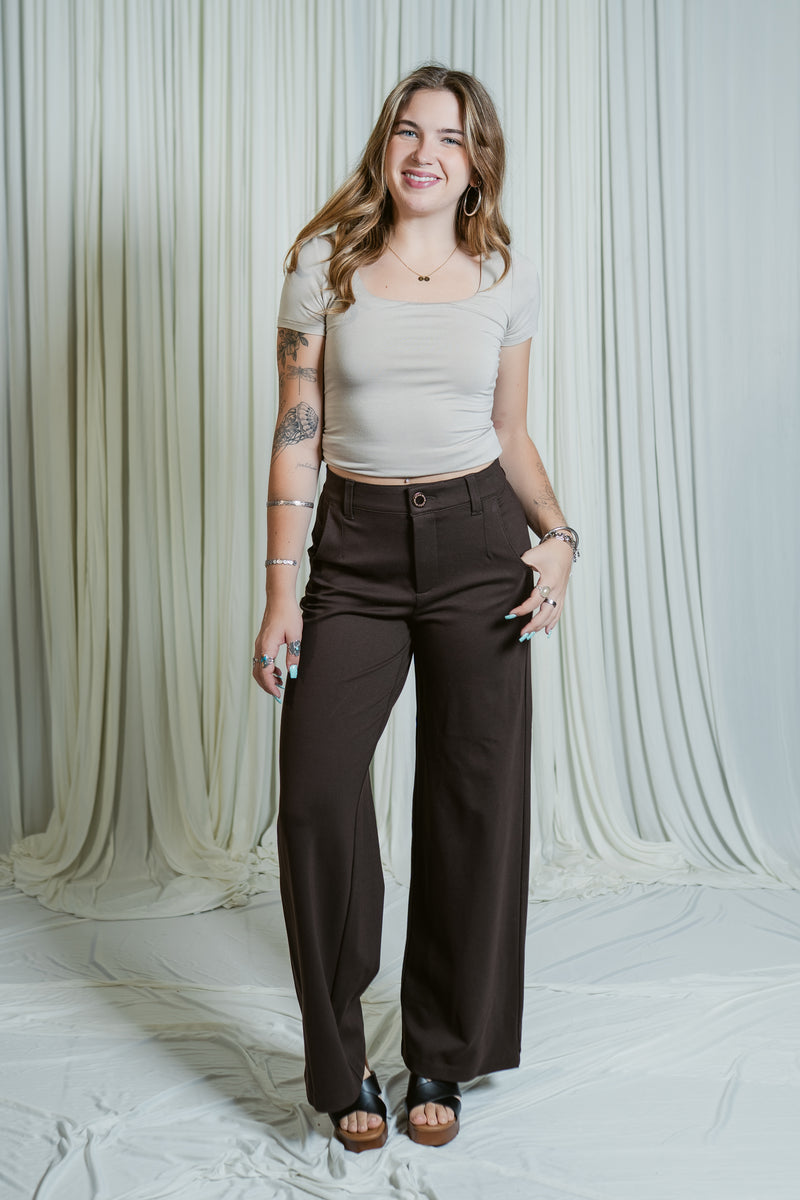 Whitney High Rise Classic Wide Leg 31-Inch Trouser