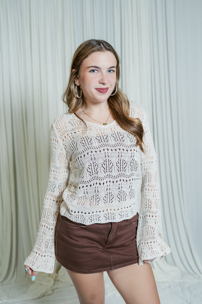 The Bell Sleeve Knit Top